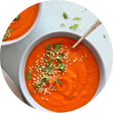 Carrot & Bell Pepper Soup-recipe